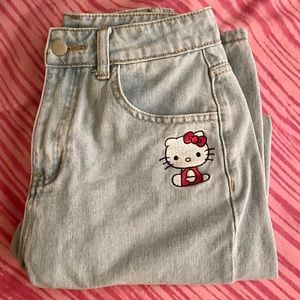 Hello Kitty Pants / Jeans. Size S (4). Brand new.